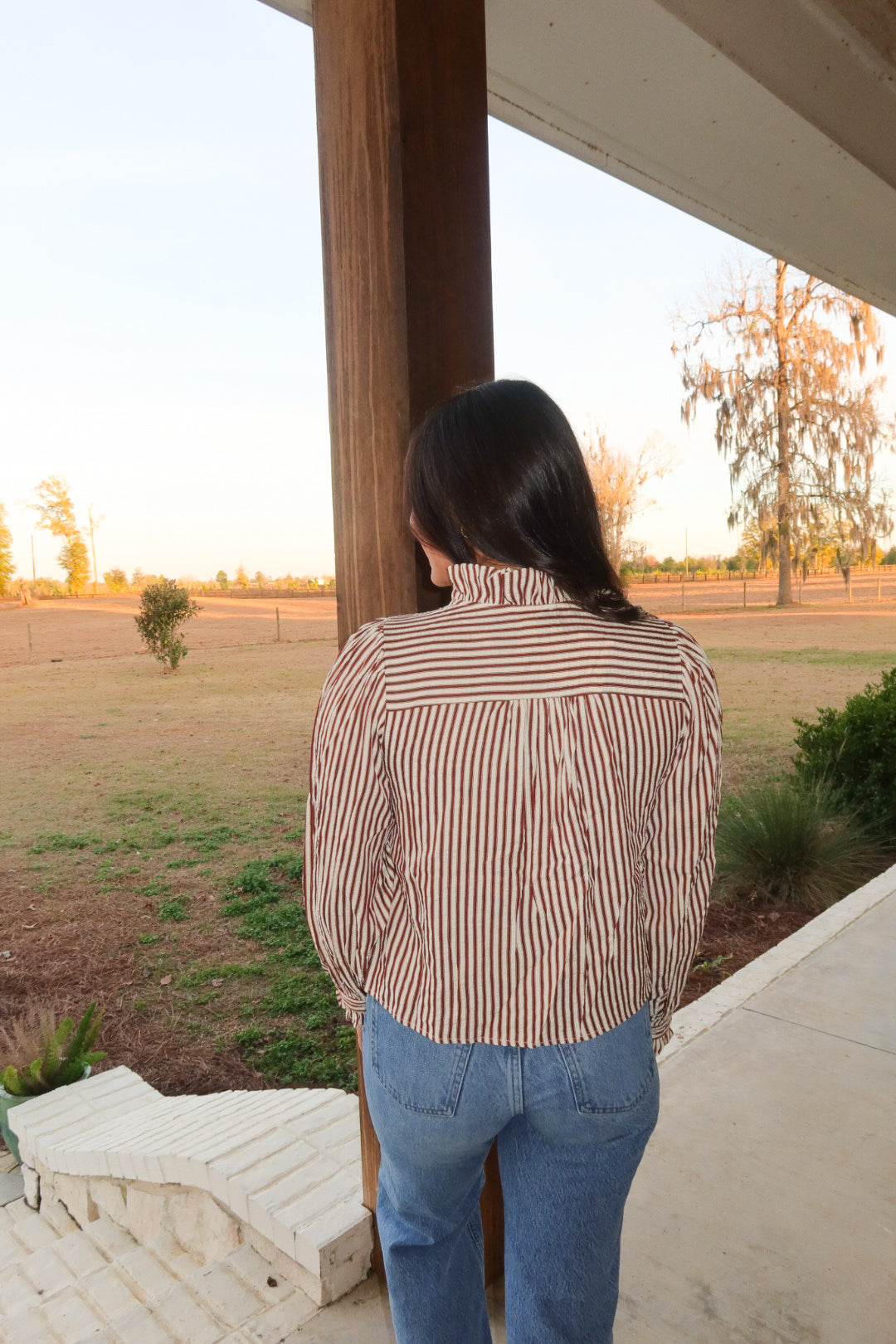 Striped Long-Sleeved Shirt