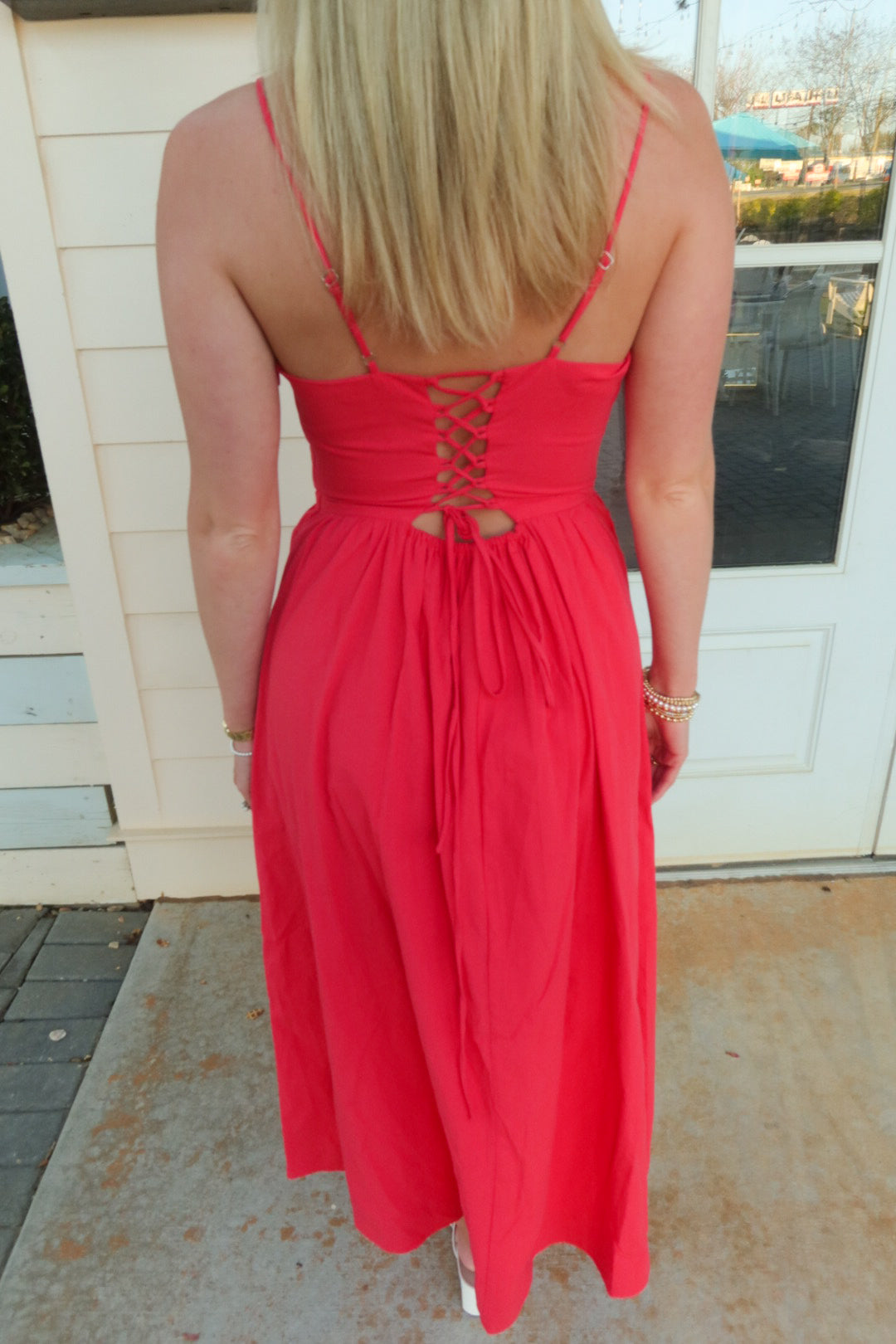 Red Midi Dress