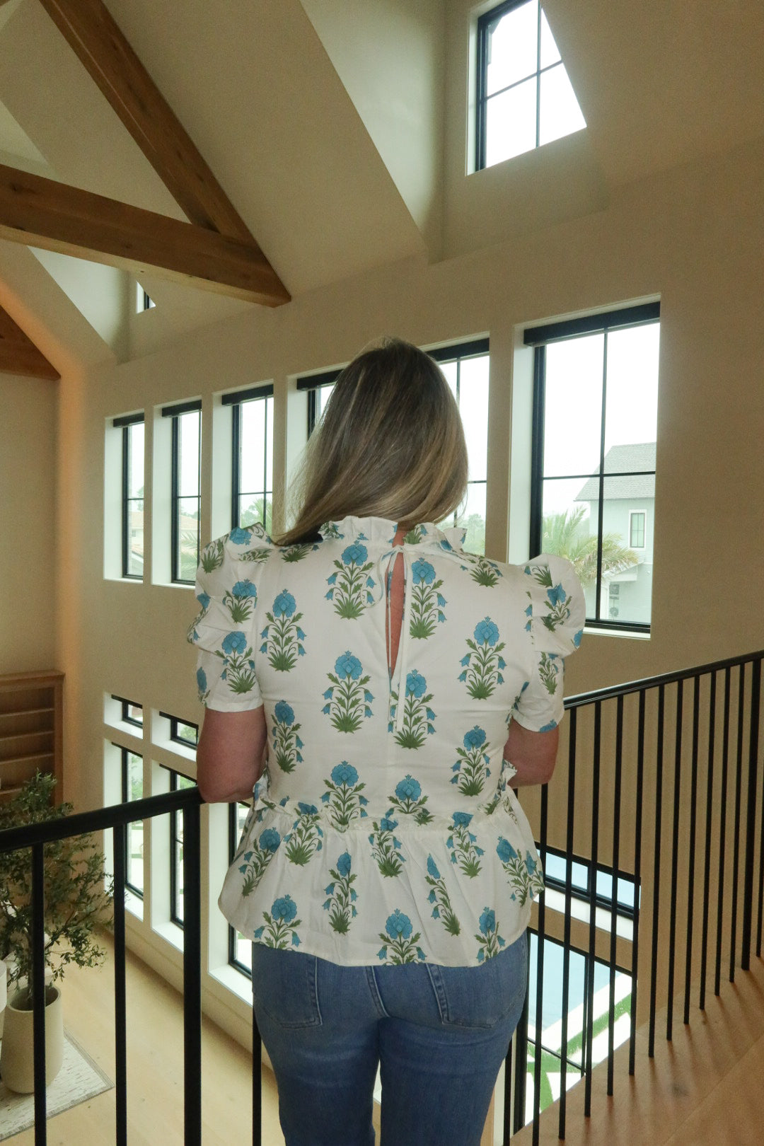Bluebell Garden Peplum Top