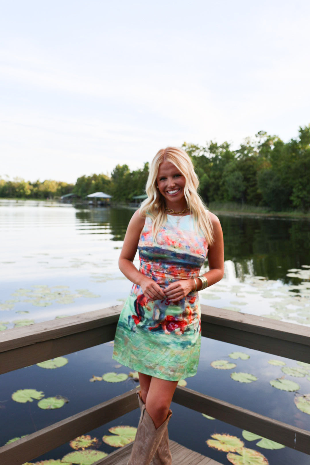 Multicolor Game Day Mini Dress