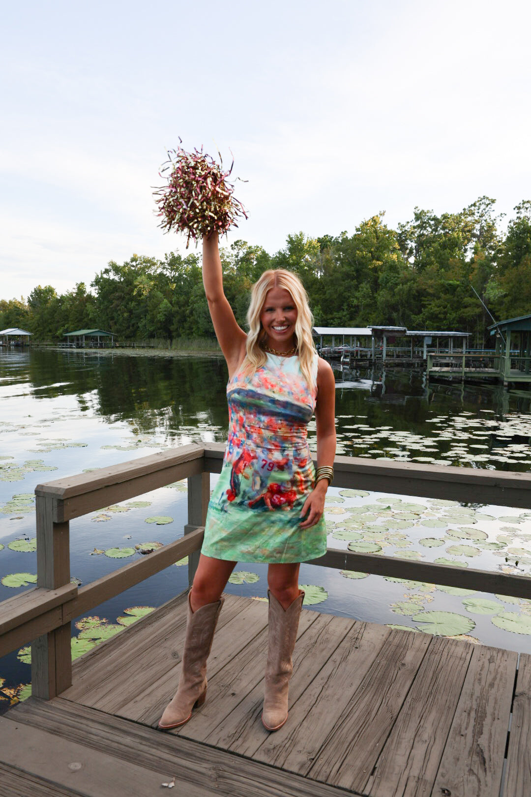 Multicolor Game Day Mini Dress