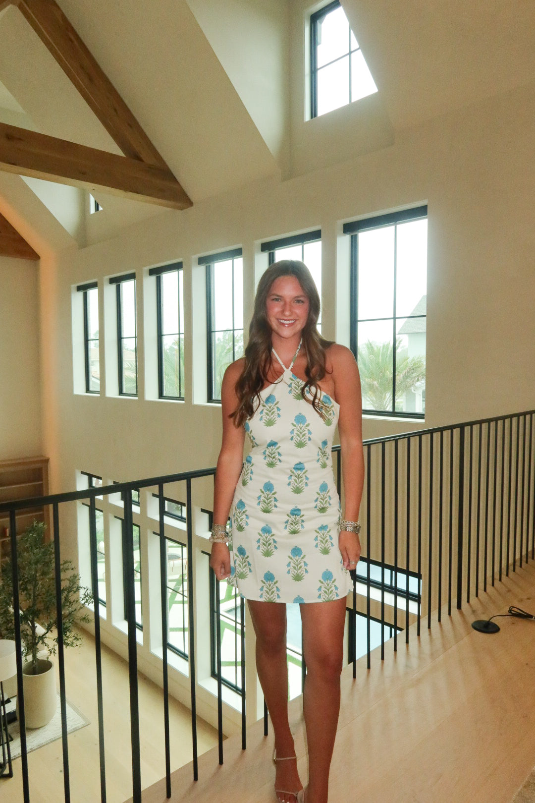 Bluebell Garden Halter Dress