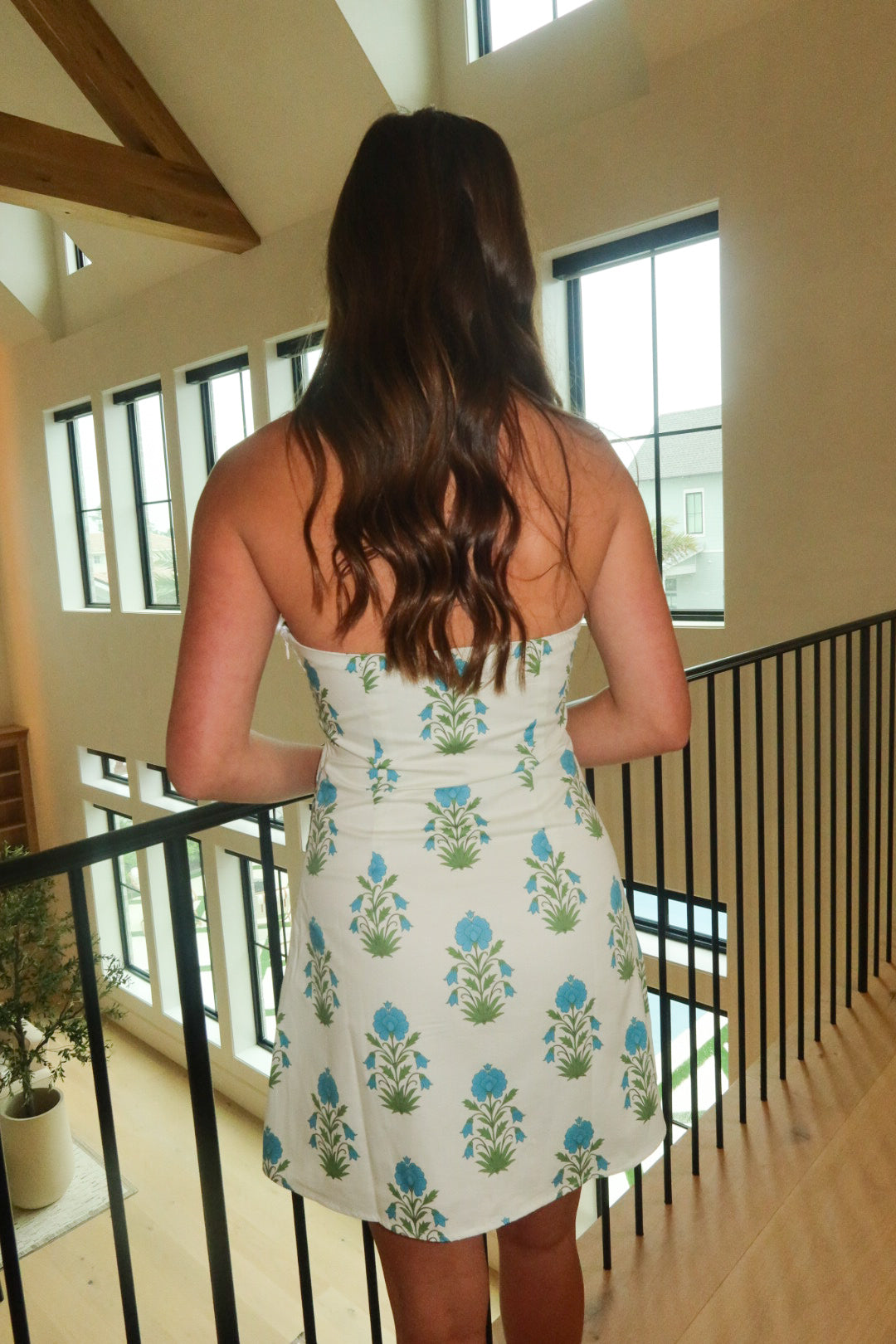 Bluebell Garden Halter Dress