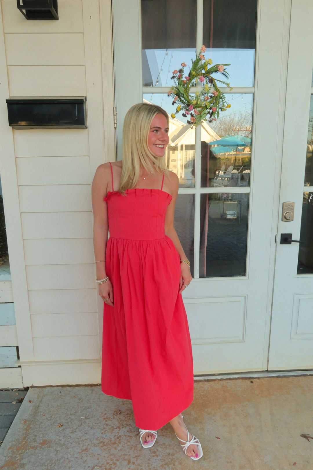 Red Midi Dress
